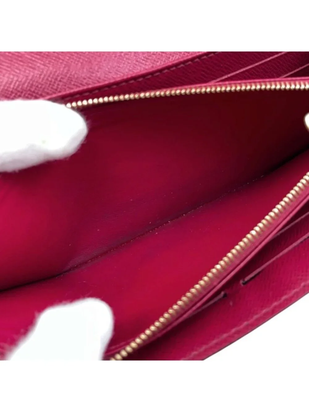 Louis Vuitton Bifold Wallet Portefeuille Sarah Monogram Fuchsia Pink